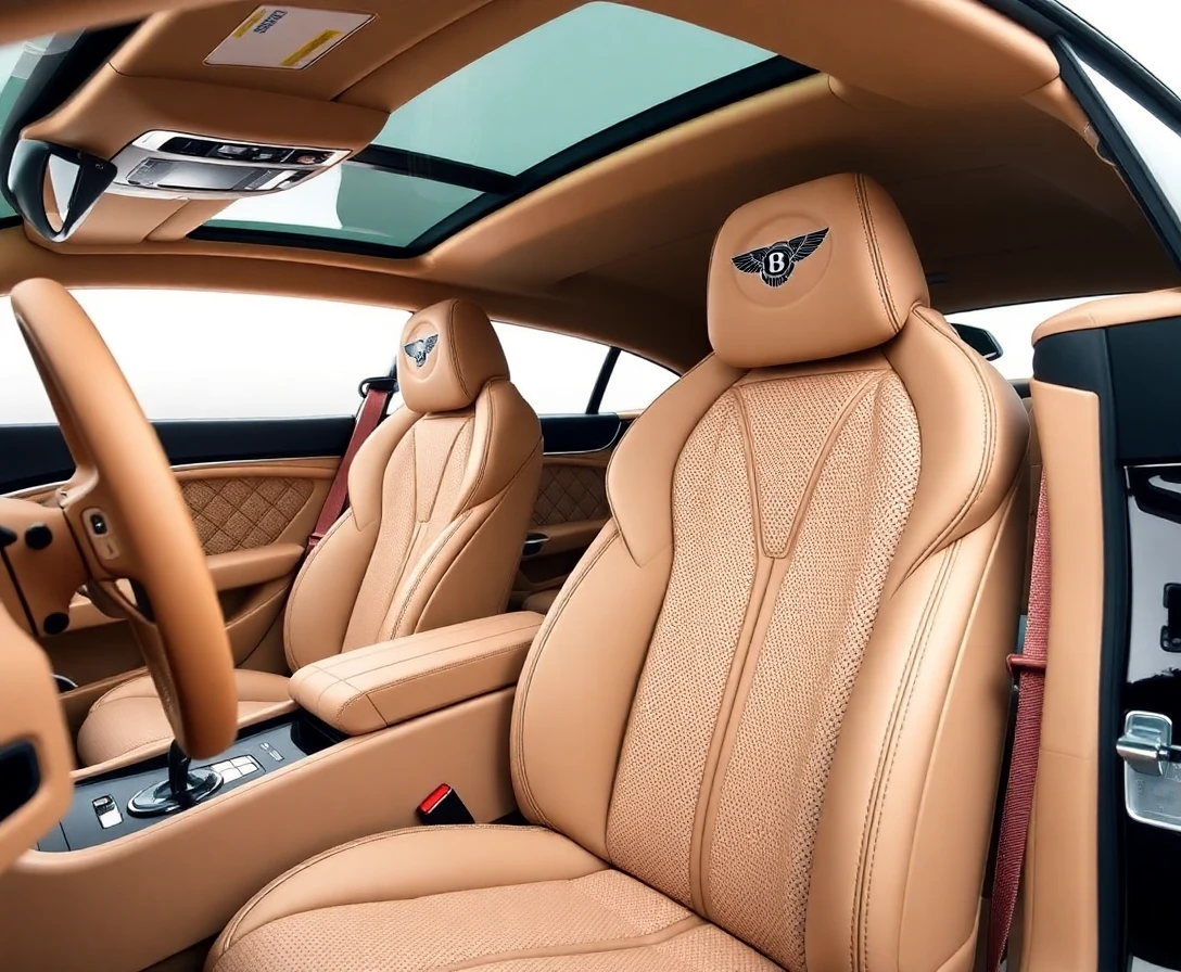 Bentley Continental GT, intérieur luxueux